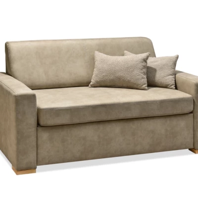 Sofa mit Stauraum CLARISA - beige / Buche