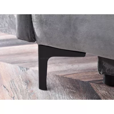 Sofa mit Stauraum NORGE - grau/schwarz