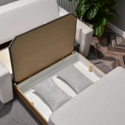 Sofa mit Stauraum CLARISA - Esche / Buche