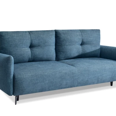 Schlafsofa MIGDALIA - blau / schwarz