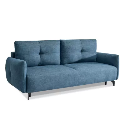 Schlafsofa MIGDALIA - blau / schwarz
