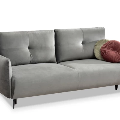 Schlafsofa MIGDALIA - grau / schwarz
