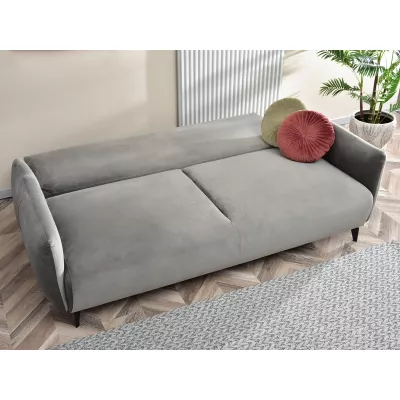 Schlafsofa MIGDALIA - grau / schwarz