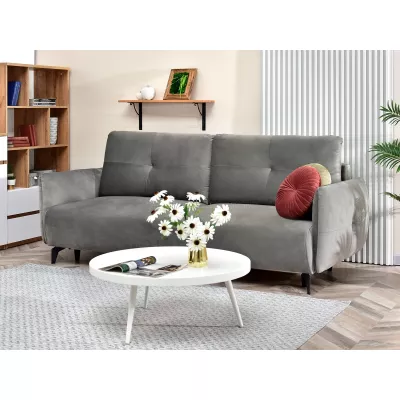 Schlafsofa MIGDALIA - grau / schwarz