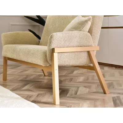 Zweisitzer EMERY – beige/eiche
