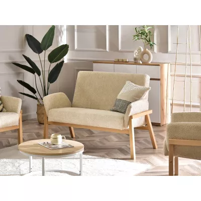 Zweisitzer EMERY – beige/eiche