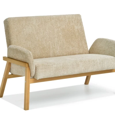 Zweisitzer EMERY – beige/eiche