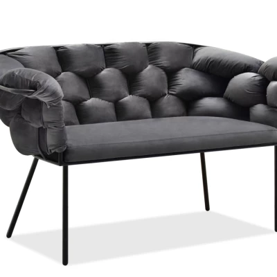 Designer-Sessel BARTOL – Graphit/Schwarz