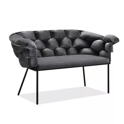 Designer-Sessel BARTOL – Graphit/Schwarz