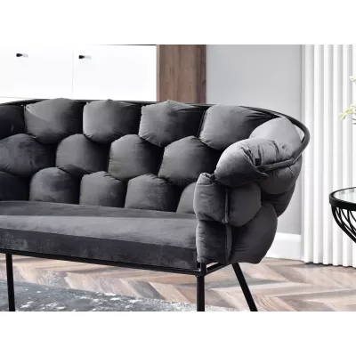 Designer-Sessel BARTOL – Graphit/Schwarz