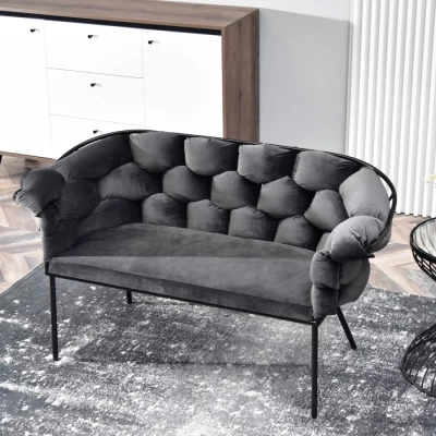 Designer-Sessel BARTOL – Graphit/Schwarz