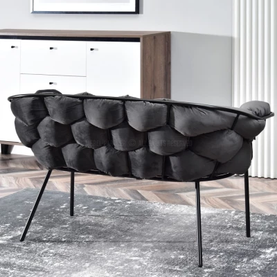 Designer-Sessel BARTOL – Graphit/Schwarz