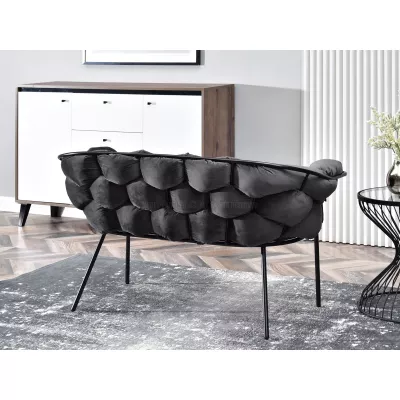Designer-Sessel BARTOL – Graphit/Schwarz