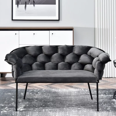 Designer-Sessel BARTOL – Graphit/Schwarz