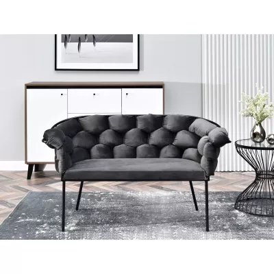 Designer-Sessel BARTOL – Graphit/Schwarz