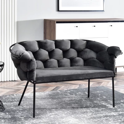 Designer-Sessel BARTOL – Graphit/Schwarz