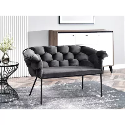 Designer-Sessel BARTOL – Graphit/Schwarz
