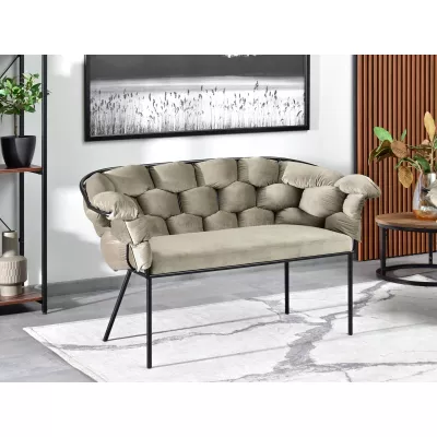 Designer-Sessel BARTOL – Sand/Schwarz