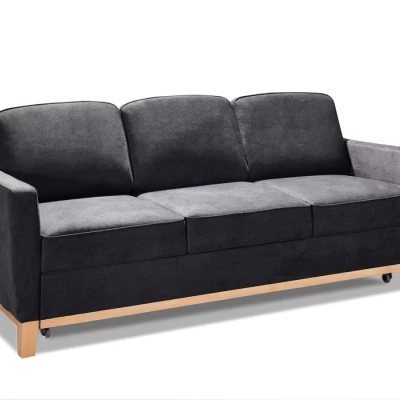 Schlafsofa NOHEMA – Graphit/Eiche