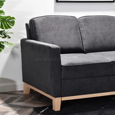 Schlafsofa NOHEMA – Graphit/Eiche