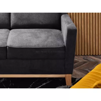Schlafsofa NOHEMA – Graphit/Eiche