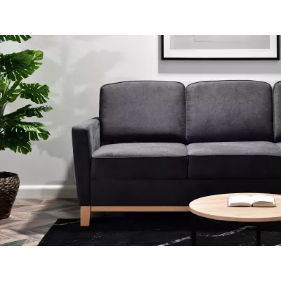 Schlafsofa NOHEMA – Graphit/Eiche