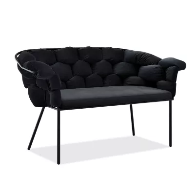Designer-Sessel BARTOL – schwarz
