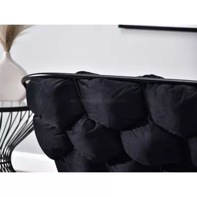 Designer-Sessel BARTOL – schwarz
