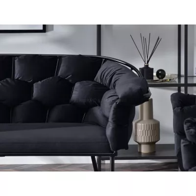 Designer-Sessel BARTOL – schwarz