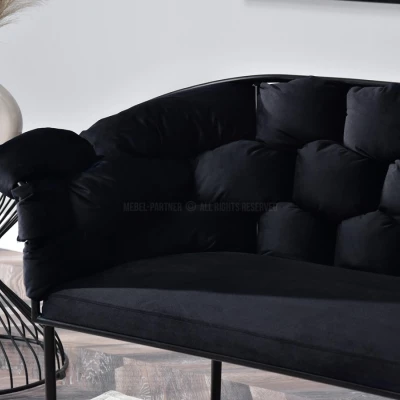 Designer-Sessel BARTOL – schwarz