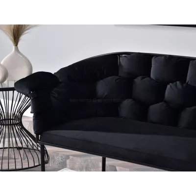 Designer-Sessel BARTOL – schwarz