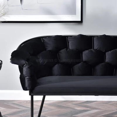Designer-Sessel BARTOL – schwarz