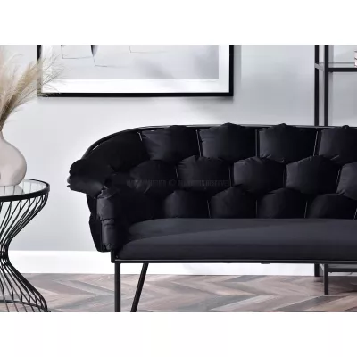 Designer-Sessel BARTOL – schwarz
