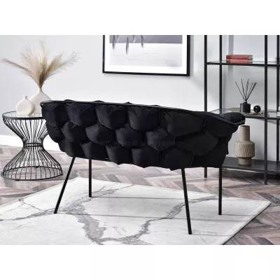Designer-Sessel BARTOL – schwarz