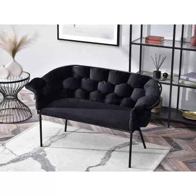 Designer-Sessel BARTOL – schwarz