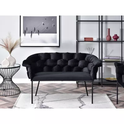 Designer-Sessel BARTOL – schwarz