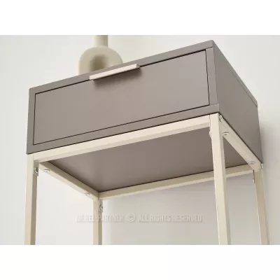 Schmaler Konsolentisch NIRAI - beige / creme