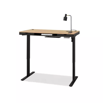 Schreibtisch 140 HESOL - schwarz / Eiche