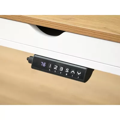 Schreibtisch 140 HESOL - weiß / Eiche