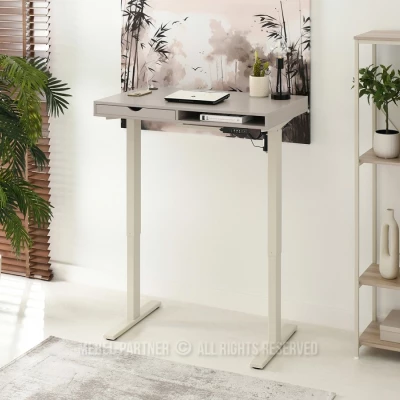 Schreibtisch 100 HESOL - beige / creme