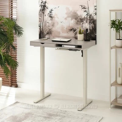 Schreibtisch 100 HESOL - beige / creme