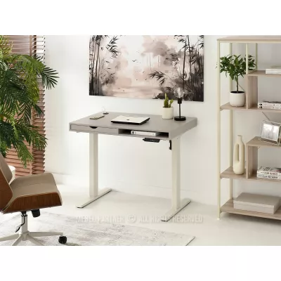 Schreibtisch 100 HESOL - beige / creme