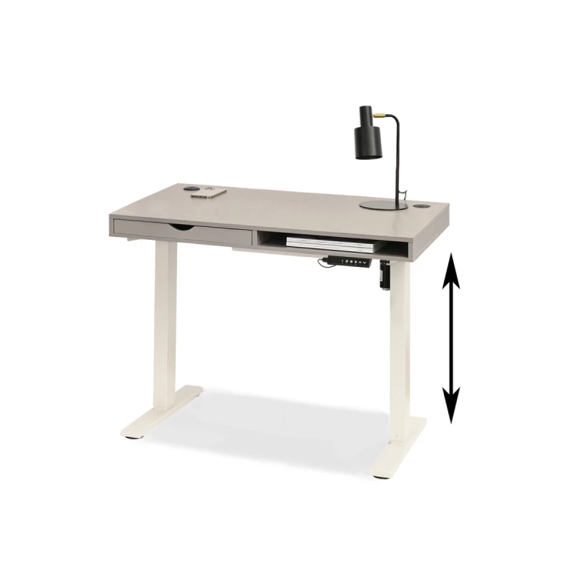Schreibtisch 100 HESOL - beige / creme