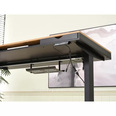 Schreibtisch 100 HESOL - schwarz / Eiche