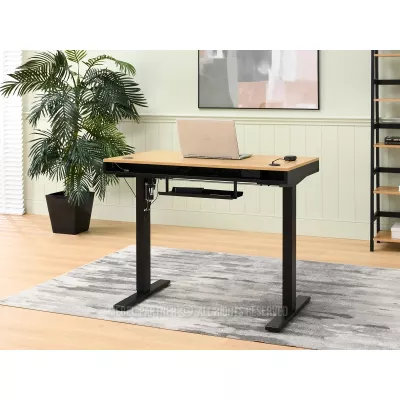 Schreibtisch 100 HESOL - schwarz / Eiche