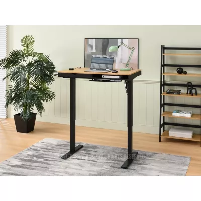 Schreibtisch 100 HESOL - schwarz / Eiche