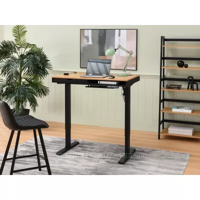 Schreibtisch 100 HESOL - schwarz / Eiche