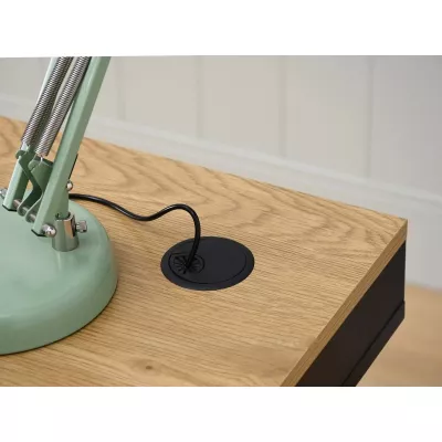 Schreibtisch 100 HESOL - schwarz / Eiche