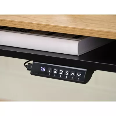 Schreibtisch 100 HESOL - schwarz / Eiche