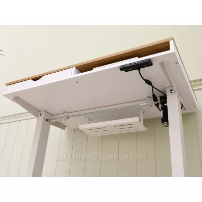 Schreibtisch 100 HESOL - weiß / Eiche
